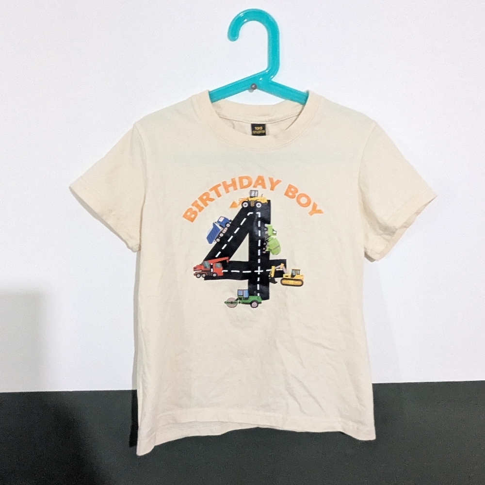 Birthday Boy 4 Year Tee